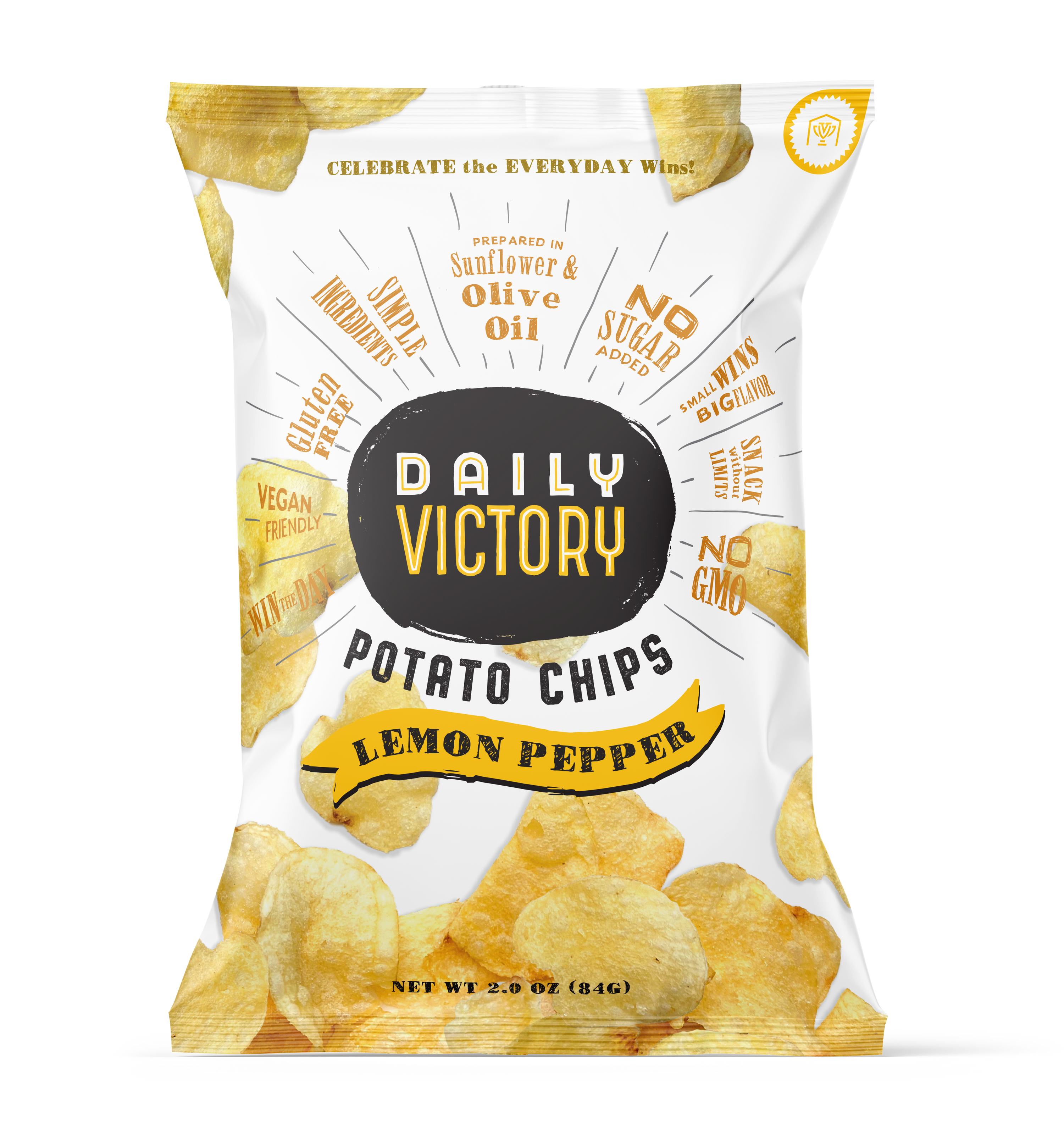 Daily Victory Lemon Pepper Potato Chips
