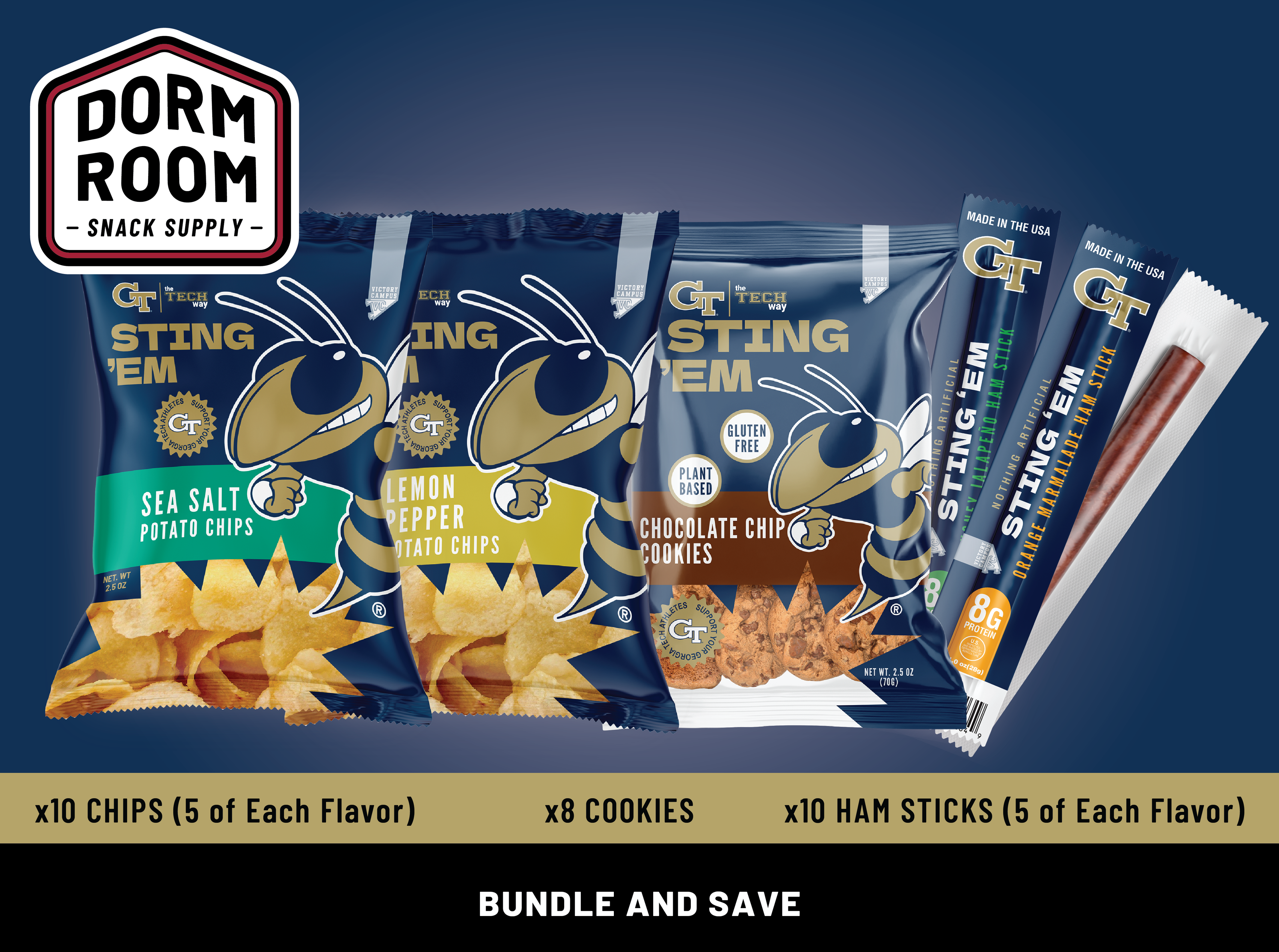 Sting-em - Dorm Room Snack Supply