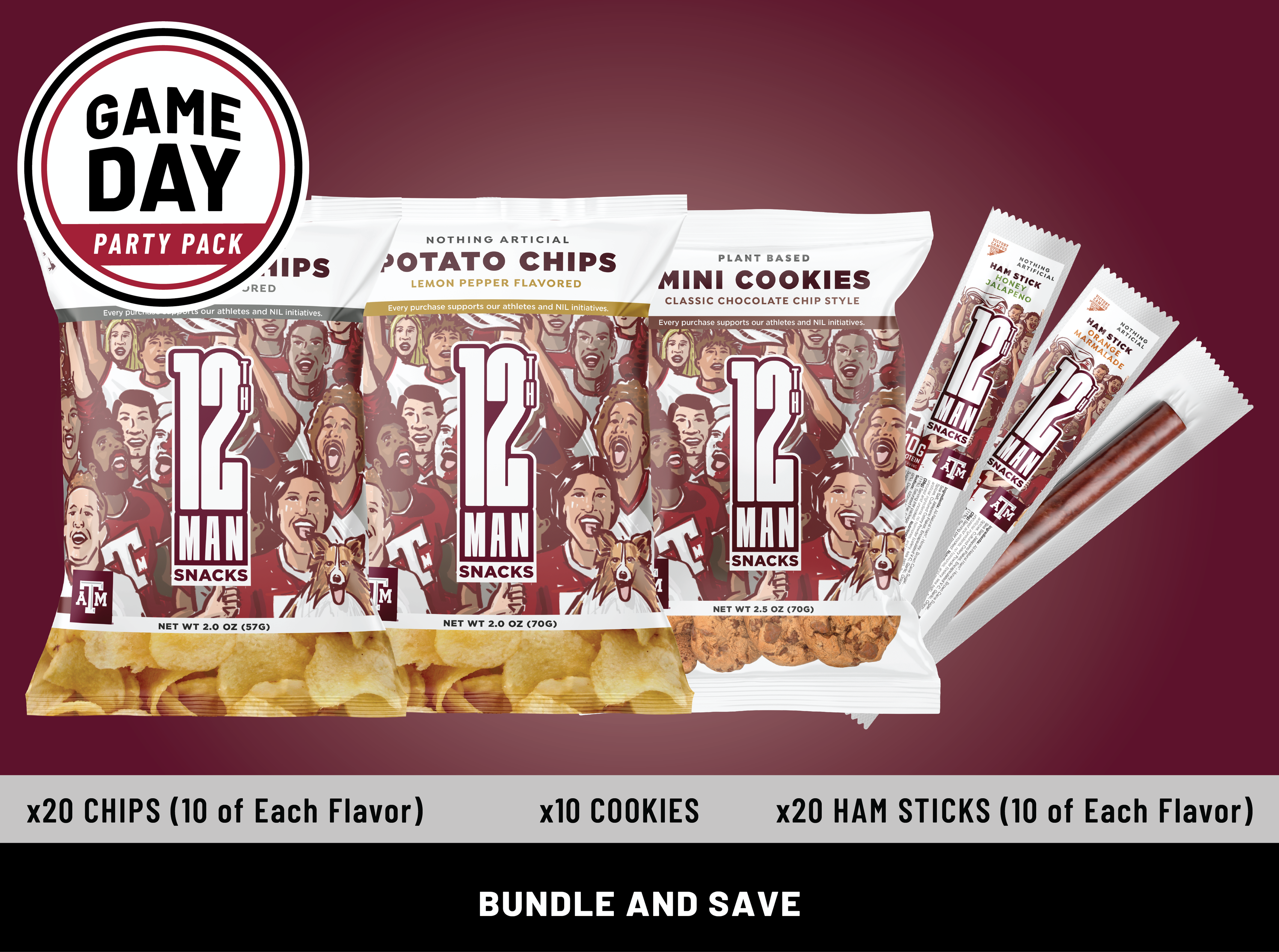 12th Man Game Day Party Pack