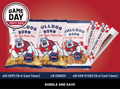 Bulldog Born Game Day Party Pack bundle