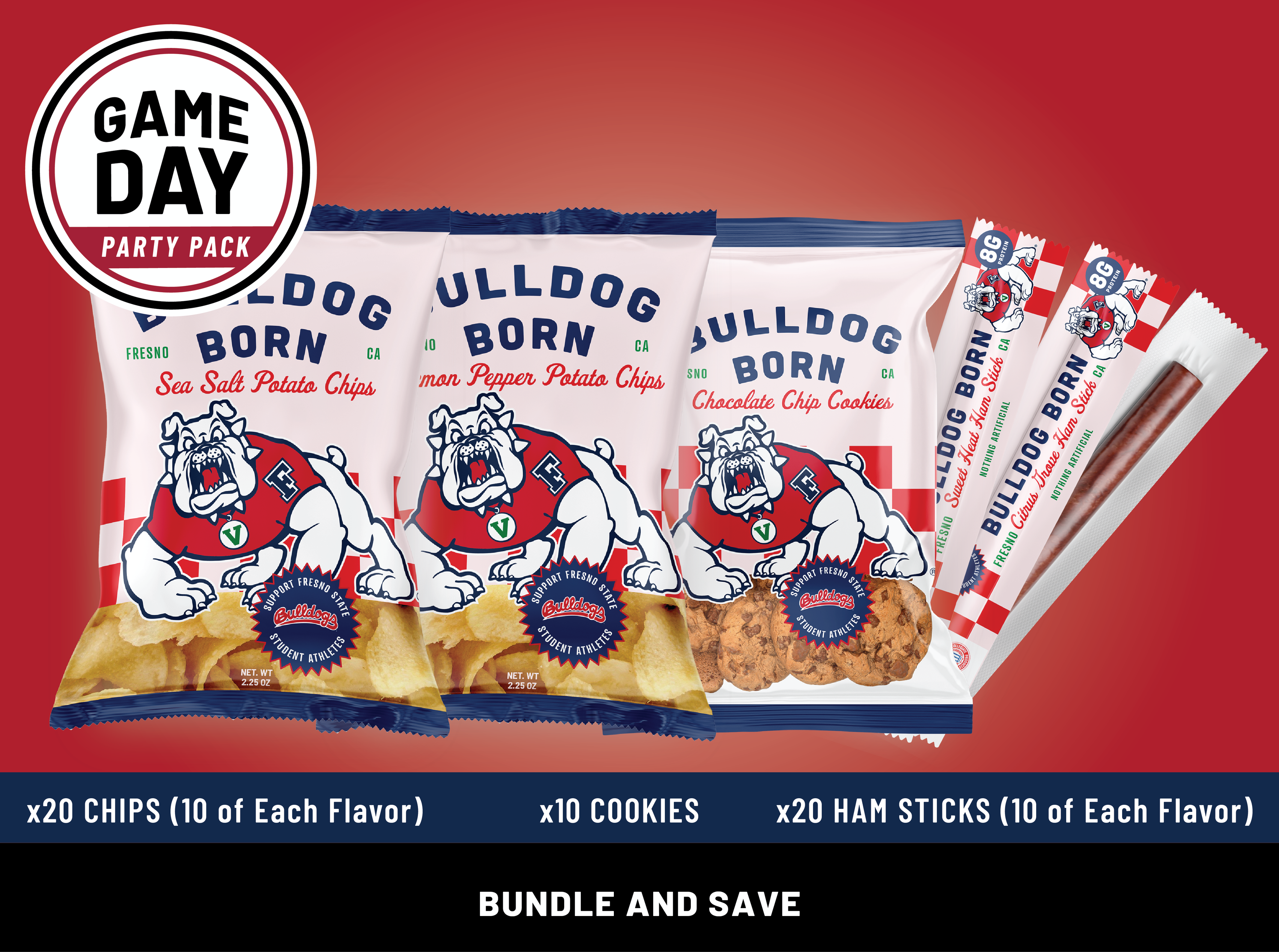 Bulldog Born - Game Day Party Pack