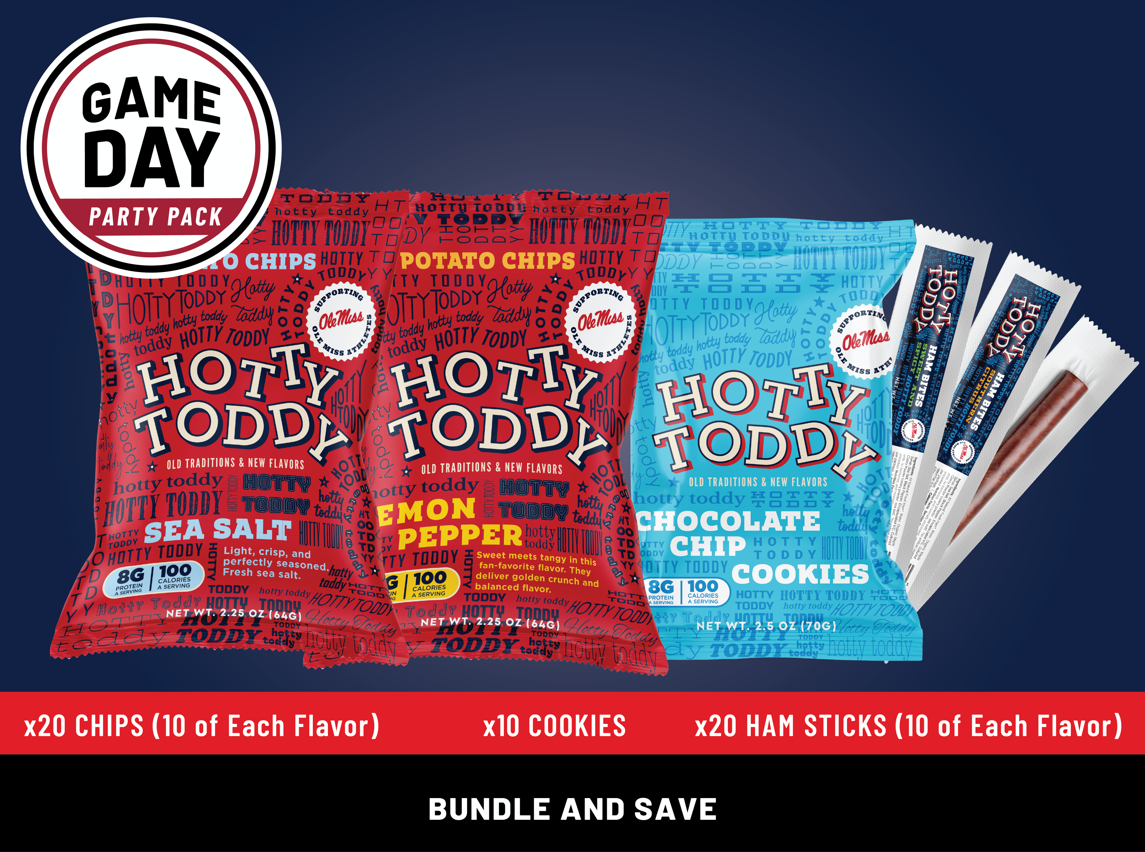 Hotty Toddy  - Game Day Party Pack