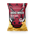 Hog Wild Sea Salt potato chips bag