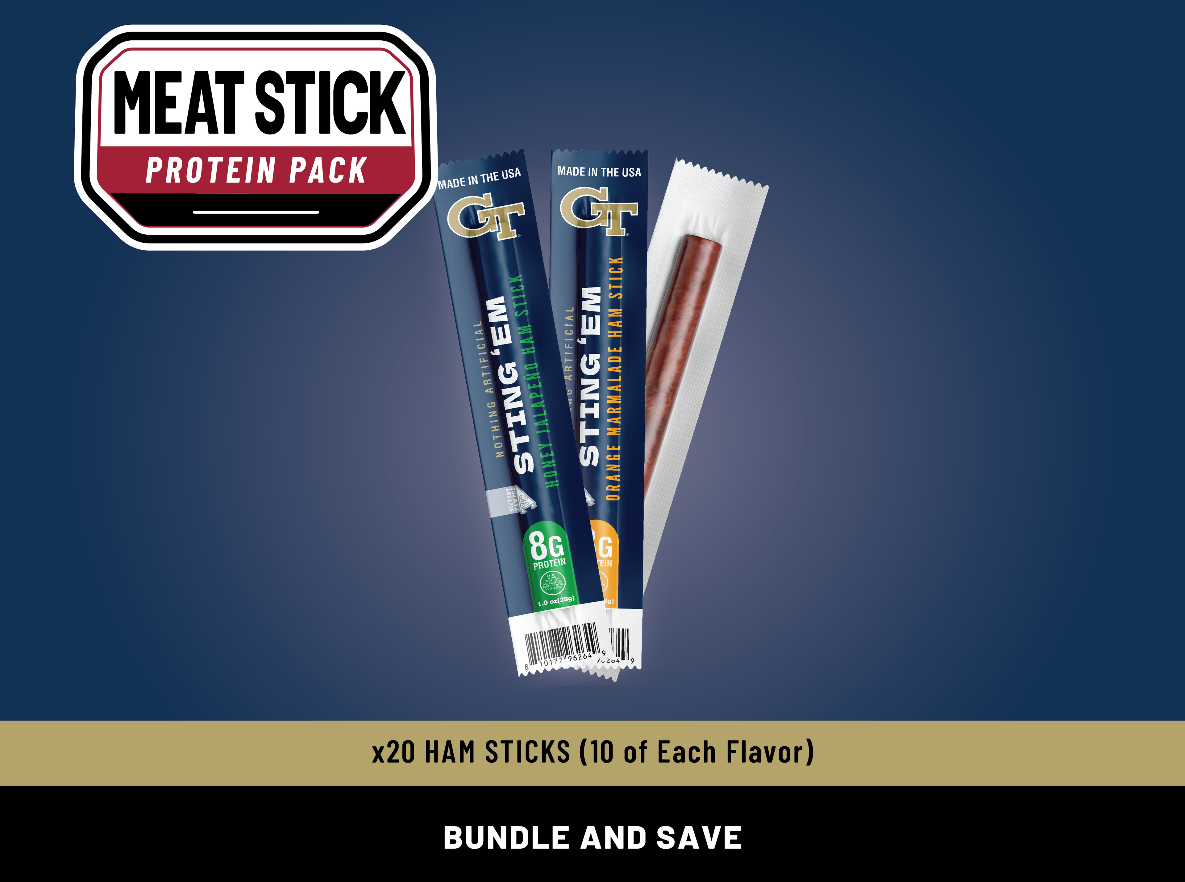 Sting-em - Meat Stick Protein Pack