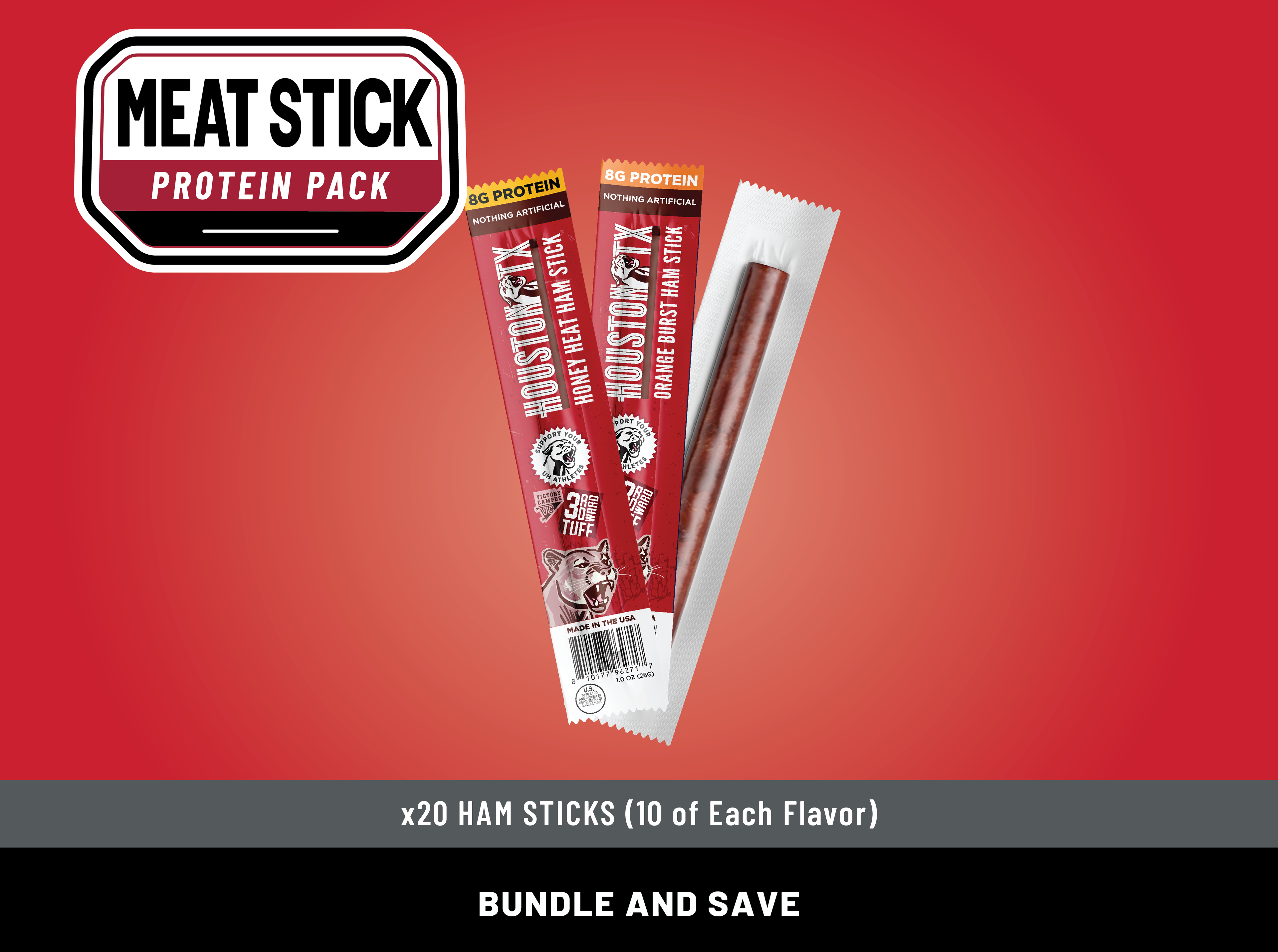 HoustonTX - Meat Stick Protein Pack