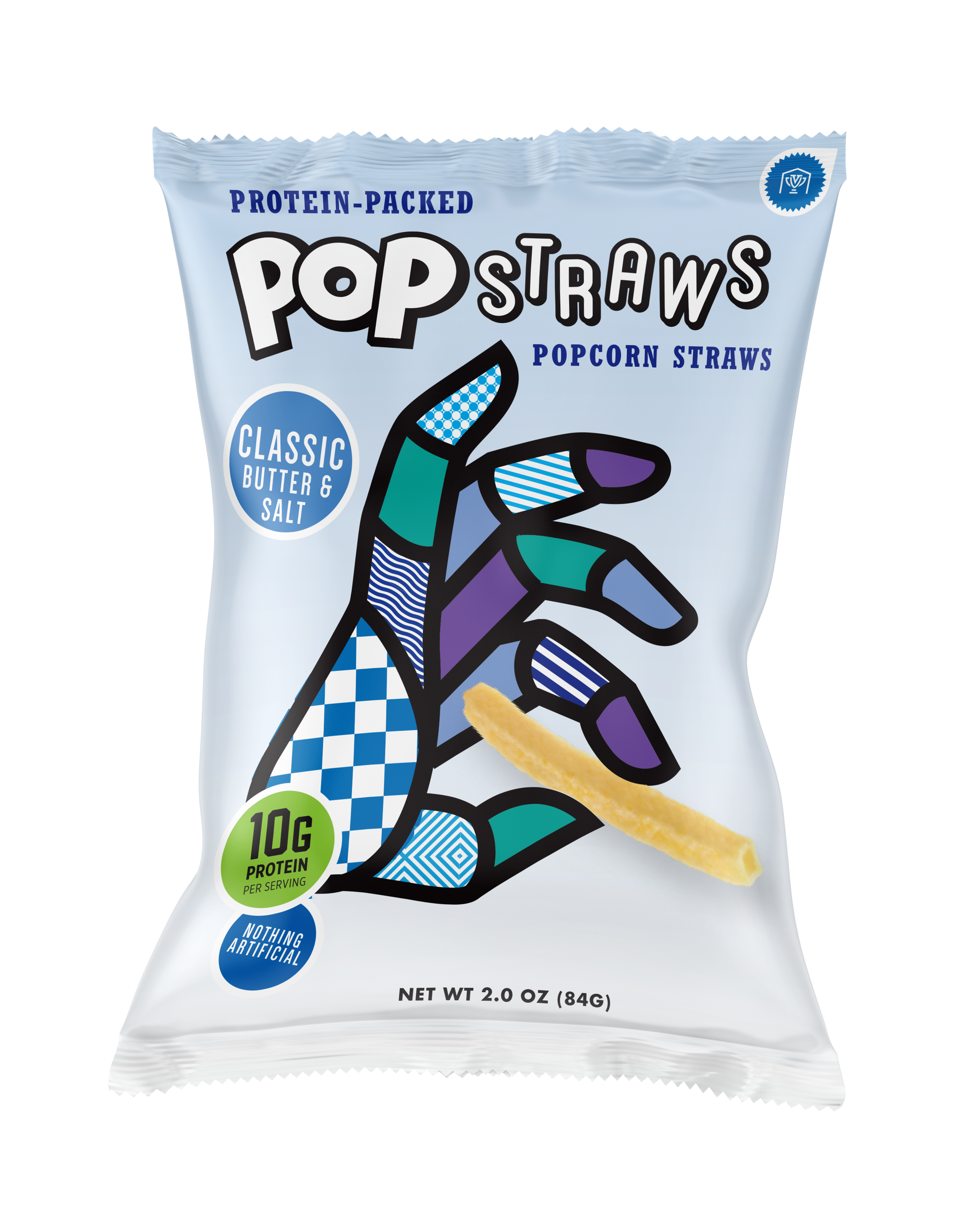 Pop Straws Classic Butter & Salt Popcorn Straws