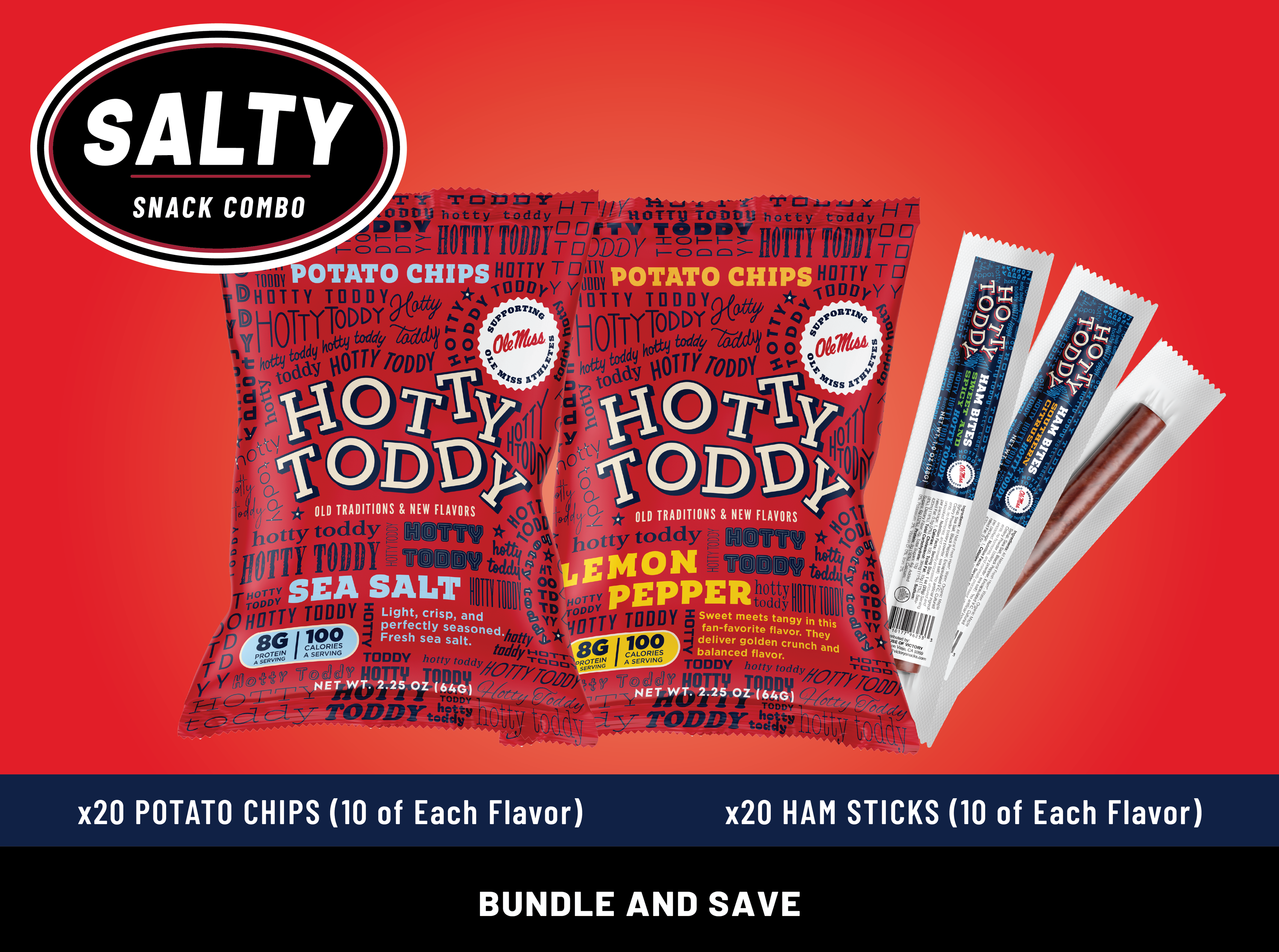 Hotty Toddy  - Salty Snack Pack