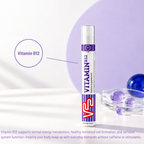 V22 Vitamin B12 spray with ingredient callouts