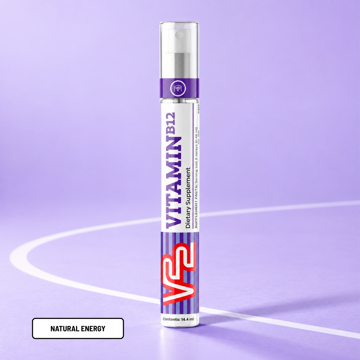 V22 Vitamin B12 dietary supplement spray bottle