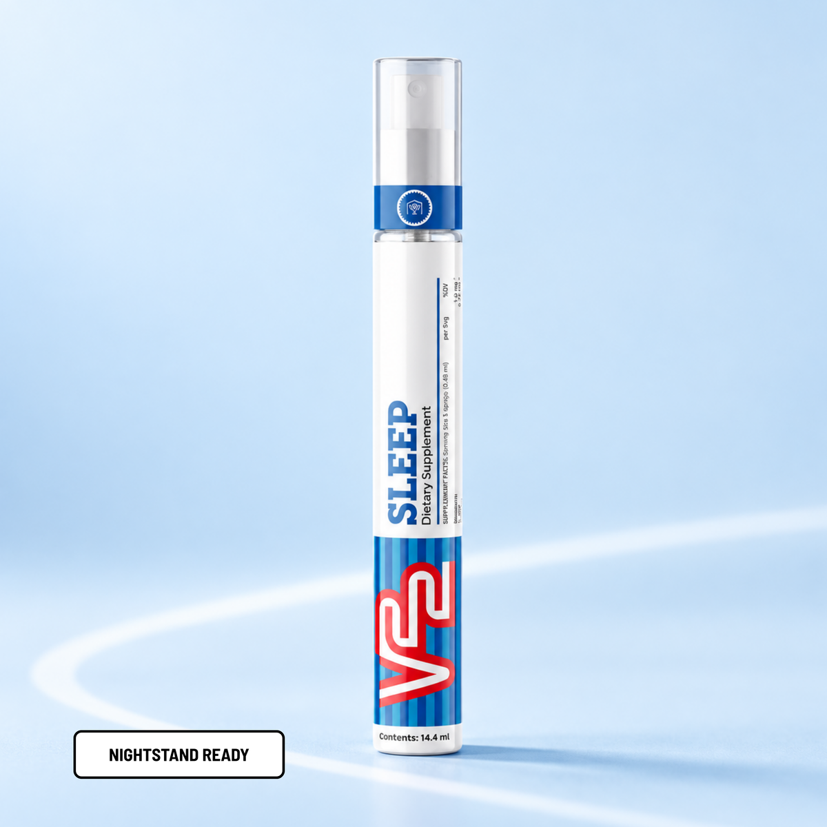 V22 Sleep dietary supplement spray bottle