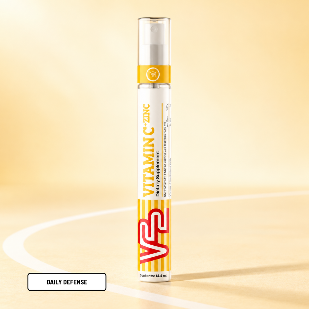 V22 Vitamin C + Zinc dietary supplement spray bottle